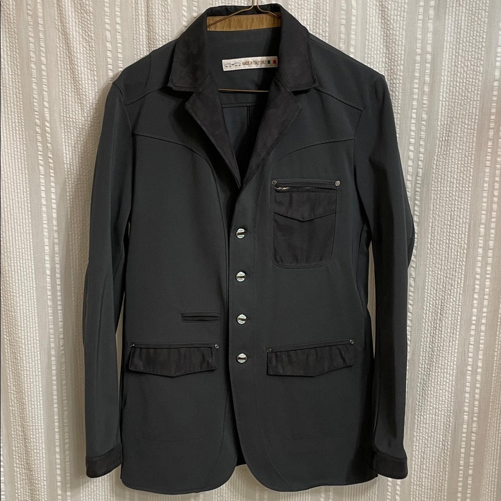 Men's Gray Animo Equestrian Riding Show Coat